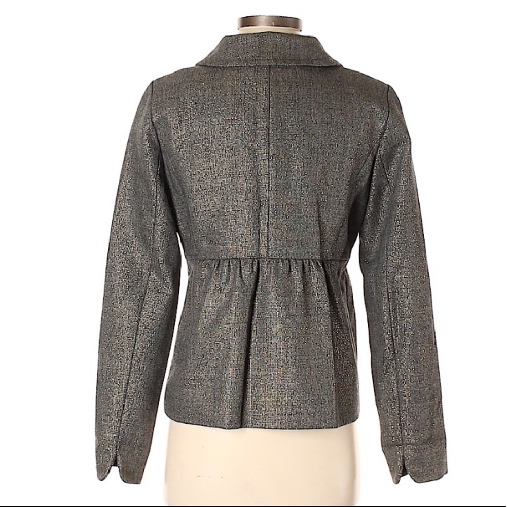 NWOT. J. Crew Virgin Wool Metallic Sparkle Jacket - Picture 2 of 6
